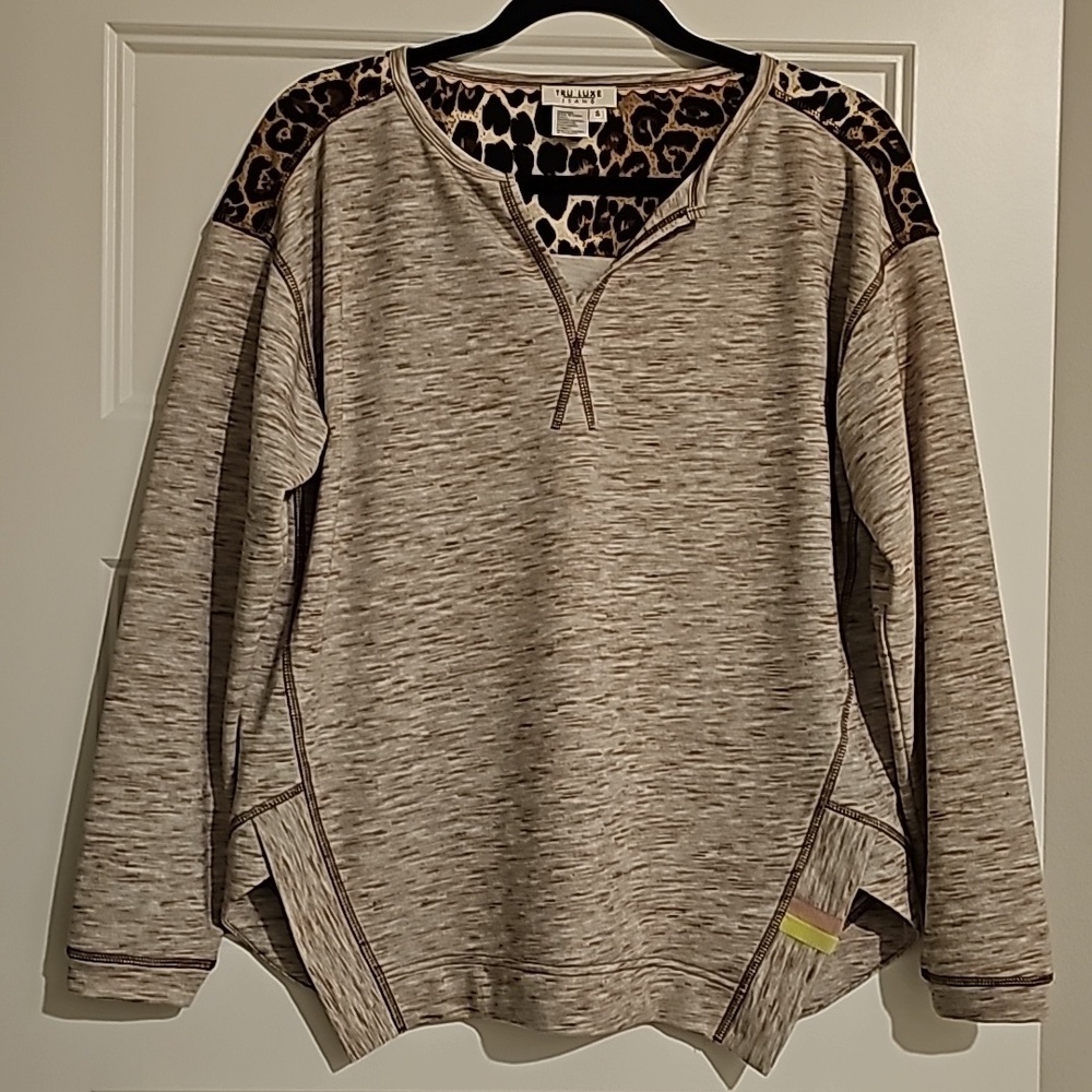 Tru Luxe Jeans Women's Long Sleeve Top sz small
